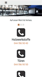 Mobile Screenshot of holzplatten.ch